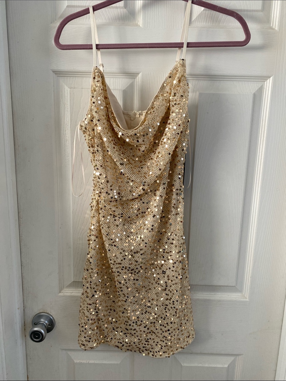 Fashion Nova The Secret Mini Dress  Size L NWT